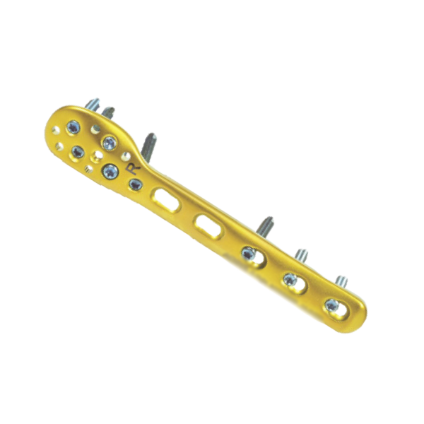 Locking Periarticular Distal Lateral  Fibular Plate, 2.7mm